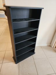#137 BLACK BOOKCASE
