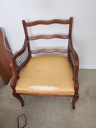 #143 PRETTY MID CENTURY CHAIR NEEDS NEW UPHOLSTRY ON SEAT