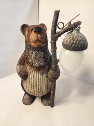 #157 SOLAR OUTDOOR LANTERN BEAR