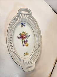 #195 Bavarian Germany Lace Edge Candy Bowl