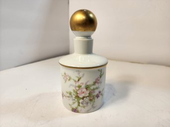 #200grold Porzellan Made In West Germany Tea Caddy.