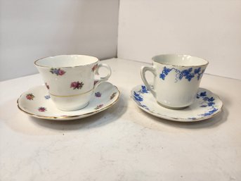 #217 2 Teacup And Saucer Sets
