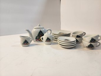 #16  Tea Set For Child With Christmas Theme
