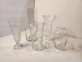 #26 Lot Of Crystal Vases For Gifts, Crafts Or You