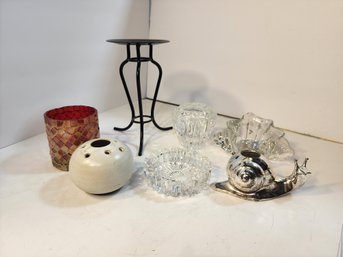 #57 Candle Holder Lot.  All Pretty