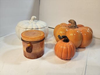 #59 Pretty Pumpkin Lot And A Yummy Candle