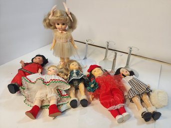 #63 Lot Of Vintage Dolls