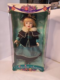 #72 Victorian Season's Doll New In Box