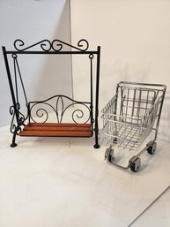 #82 Doll Swing And Shopping Cart American Girl Doll Size