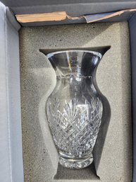 #114 8' Waterford Killarney Vase New In Box