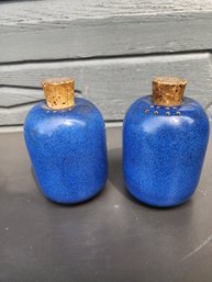 #122 Heath Usa Pottery  Larger Sized Salt And Pepper Shakers