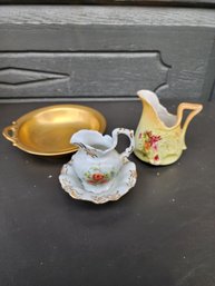 #120 Gorgeous Lot Of Hand Painted And Vintage Dishes.  Limoges,  Steiner And Hand Painted