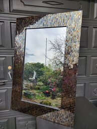 #158 Beautiful Ready To Hang Mosaic Wall Mirror