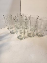 #208 Very Nice Set Of 10 Vintage Water Glasses
