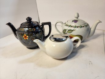 #222 Lot Of 3 Very Nice Tea Pots