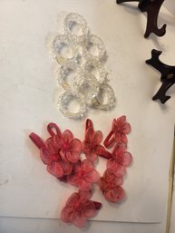 #236 2 Sets Of 8 Napkin Rings