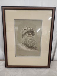 #5EM TED GEO ROSE PORTRAIT OF A MOUNTAIN MAN  ORIGINAL SKETCH