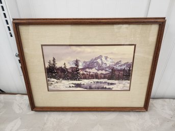#33EM ORIGINAL SIGNED RANDY VAN BEEK  PACIFIC N.W. OIL PAINTING