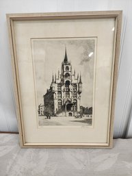 #39EM HE ROODENBURG ETCHING OF GOUDA
