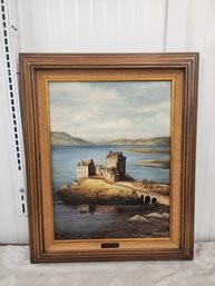 #48 ORIGINAL OIL OF SCOTTISH CASTLE BY SID WORRINGHAM