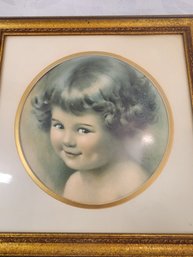 #19 BESSE PEASE GUTMAN'S VINTAGE PRINT OF 'MISCHIEF' NICELY FRAMED