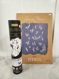 #81 ANNIE SLOAN STENCIL AND CRAFTING TRANSFERS NEW