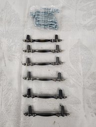 #88 6 VINTAGE DRAWER PULLS 3' CENTER