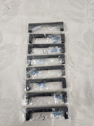 93 8 DRAWER PULLS BLACK WITH 5' CENTERS