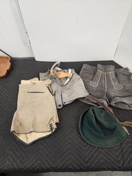 #210 MEN'S GERMAN LEATHER LEDERHOSEN  VARIOUS SIZES