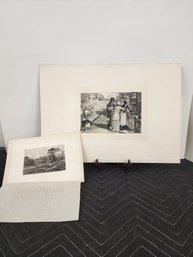 216 SET OF ANTIQUE ETCHINGS EARLY 19TH CENTURY