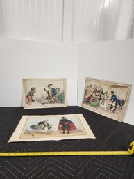 #220 1829 ANTIQUE CARACATURES ENGLISH