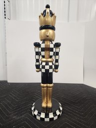 #246 Mackenzie Child's Courtly Check Nutcracker