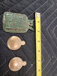 #275 Lot Of Brass  Antique Key Covers From England