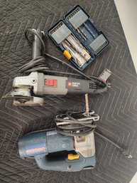 282 Porter Cable Saw, Bosch Jig Saw And Drill Bits