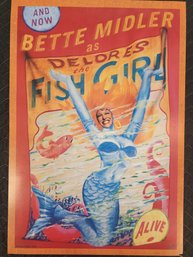 #284 Bette Midler Music Poster Advertisement 1980's