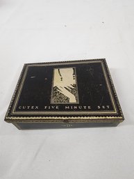 #28  CUTEX ART DECO ANTIQUE TIN