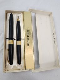 #31  Sheaffers 14k Gold Pen And Mechanical Pencil Set