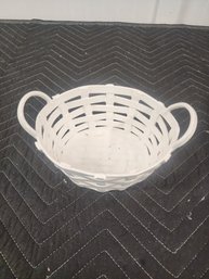 #132 ITALIAN SACS 5TH AVENUE PORCELAIN BASKET