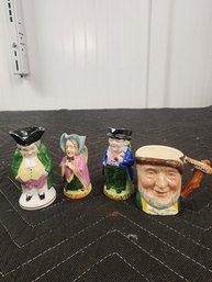 #143 LOT OF VINTAGE TOBY MUGS