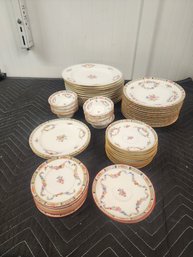 #158 INCREDIBLE SET OF ANTIQUE MINTON'S DISHES.
