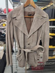 #208 SMALL MID CENTURY SUEDE JACKET