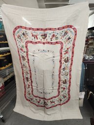 #214 56X80' VINTAGE TABLECLOTH