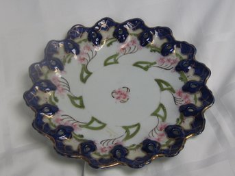 #24 VINTAGE NIPPON PORCLAIN PLATE LATE 19TH TO 20TH CENTUTRY