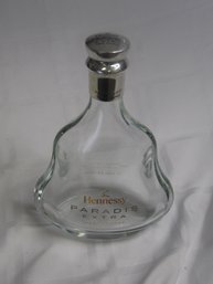 # SILVER AND CRYSTAL HENNESSY PARADIS COGNAC DECANTER
