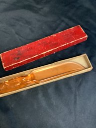 #3-4 VINTAGE GLASS KNIFE