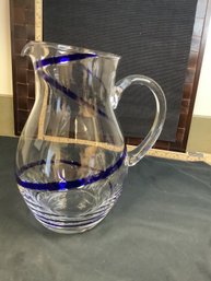 #9-1 RETIRED SWIRLINE PIER ONE PITCHER