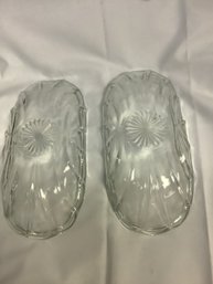 #61 ANCHOR HOKING BANANA SPLIT DISH VINTAGE FOUNTAIN WARE