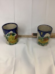 #68 VINTAGE  DIPINTO AMANO X 2