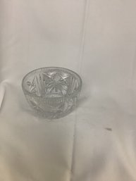 #65 VINTAGE EARLY AMERICAN GLASS SMALL BOWL