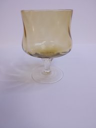#11 DELICATE HAND-BLOWN TWISTED STEM BRANDY SNIFTER/VOTIVE HOLDER